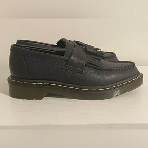 Dr. Martens Black Leather Tassel Loafers